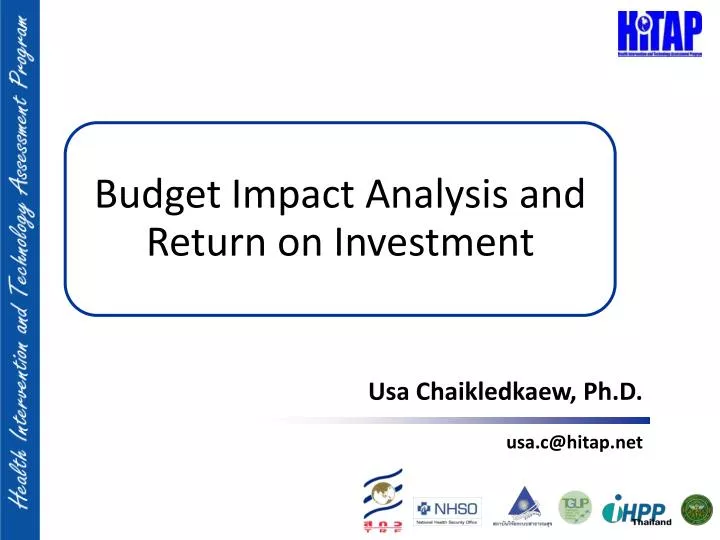 budget impact analysis and return on investment