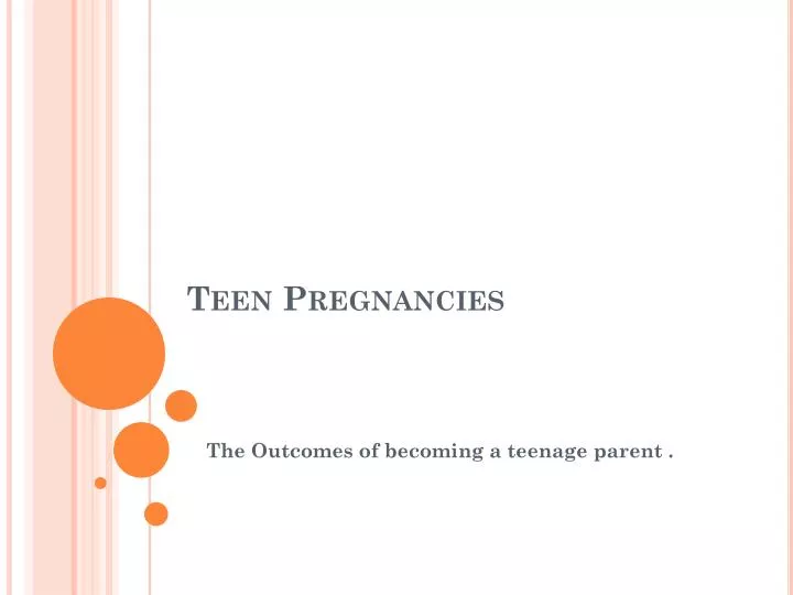 teen pregnancies