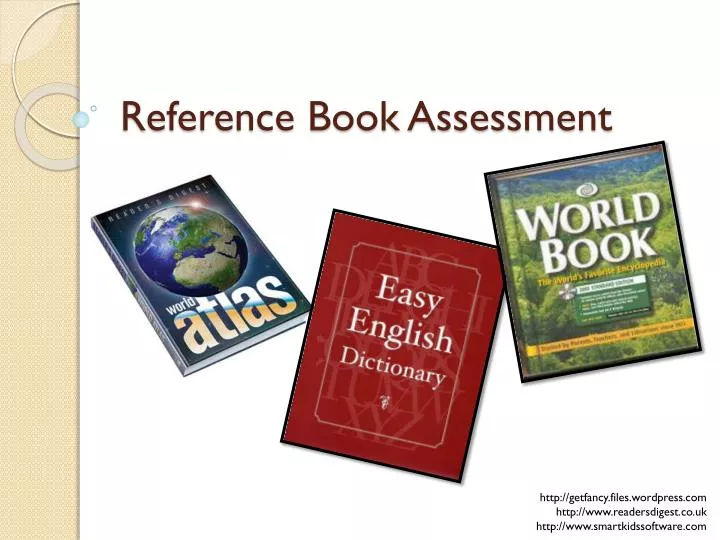 reference book assessment