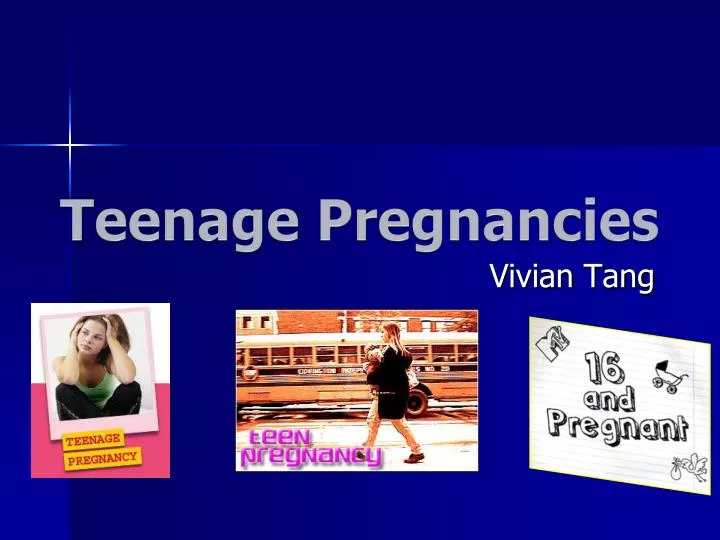 teenage pregnancies
