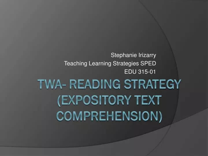 stephanie irizarry teaching learning strategies sped edu 315 01