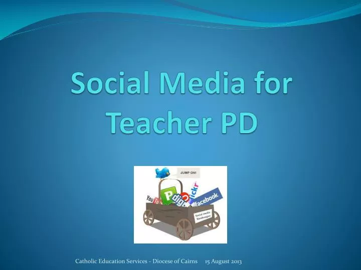 social media for teacher pd