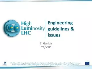 Engineering guidelines &amp; issues