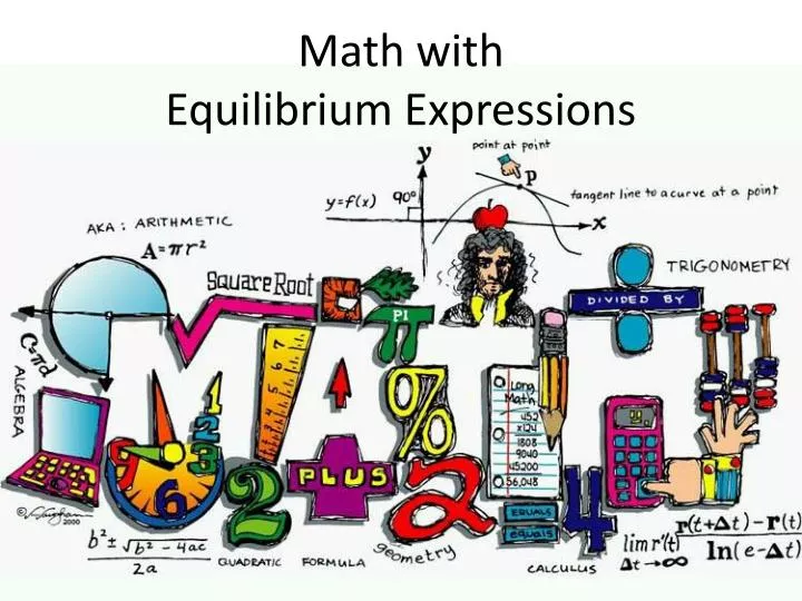 math with equilibrium expressions