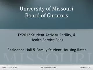 University of Missouri Board of Curators