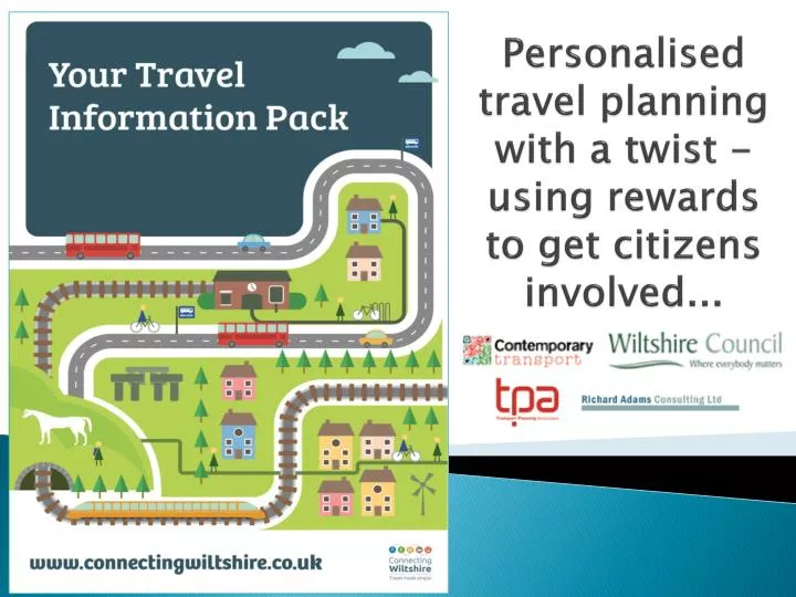 personalised travel planning with a twist using rewards to get citizens involved