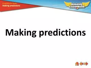Making predictions