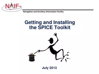 Getting and Installing the SPICE Toolkit