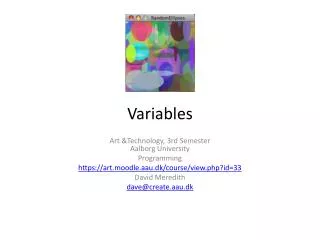Variables