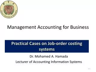 Management Accounting for Business