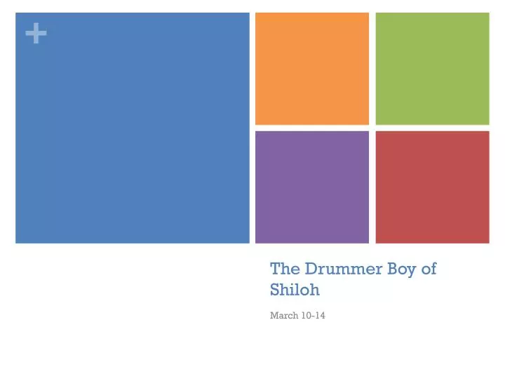 the drummer boy of shiloh
