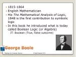 George Boole - slide 1