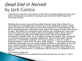 Dead End in Norvelt by Jack Gantos