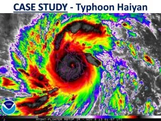 CASE STUDY - Typhoon Haiyan