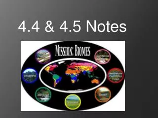 4.4 &amp; 4.5 Notes