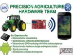 Precision Agriculture hardware team - slide 1