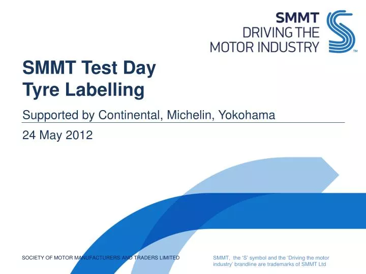 smmt test day tyre labelling