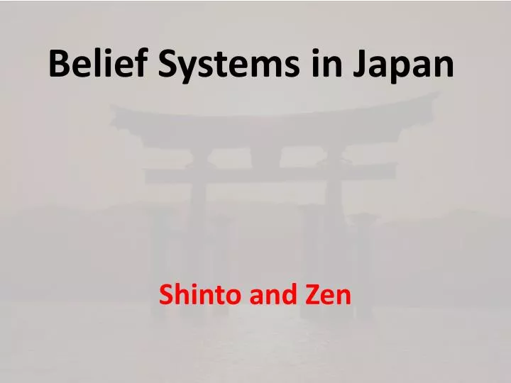 belief systems in japan