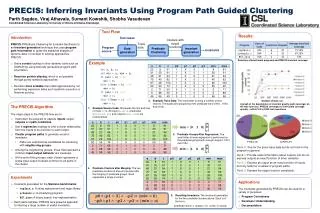 PRECIS: Inferring Invariants Using Program Path Guided Clustering