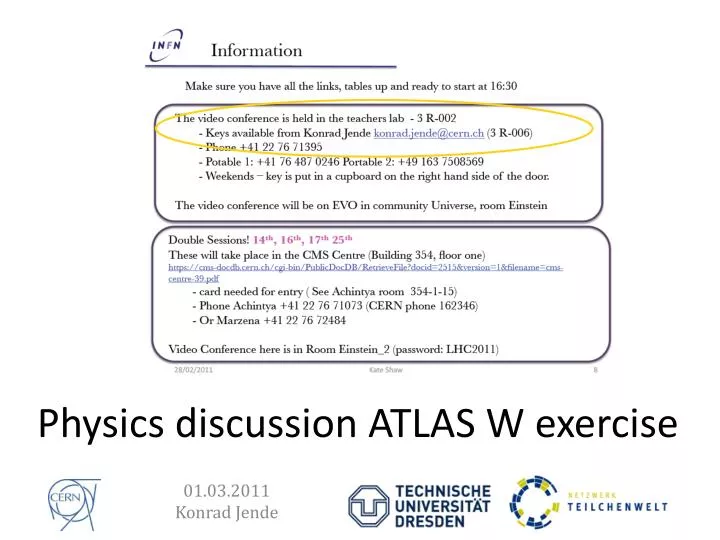 physics discussion atlas w exercise