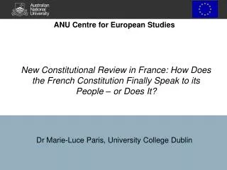 Dr Marie-Luce Paris, University College Dublin