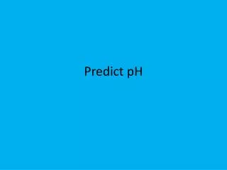 predict ph