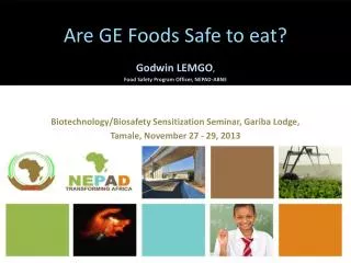 Are GE Foods Safe to eat?