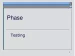 Phase - slide 1