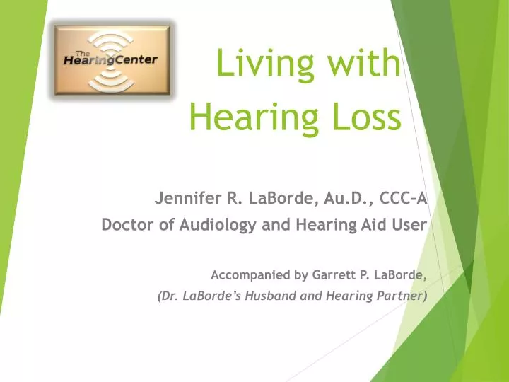 living with hearing loss