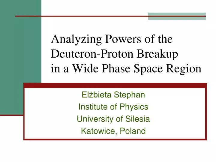 analyzing powers of the deuteron proton breakup in a wide phase space region