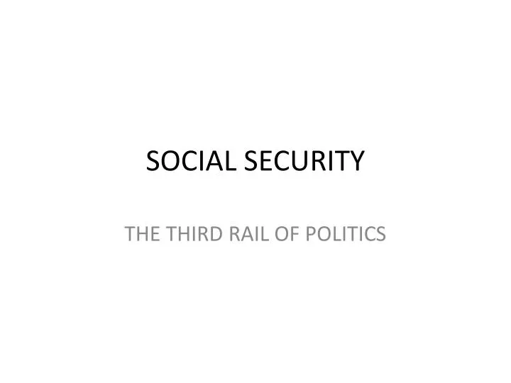 social security