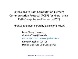 draft-zhang-pce-hierarchy-extensions-01.txt