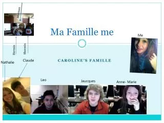 ma famille me