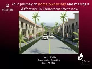 Your journey to home ownership and making a difference in Cameroon starts now!