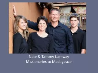 Pray for Nate &amp; Tammy Lashway