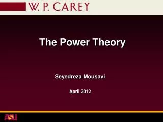 The Power Theory
