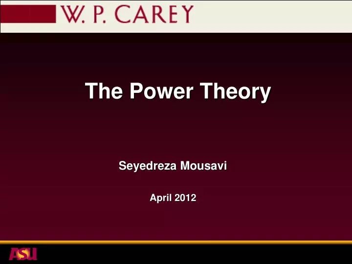 the power theory