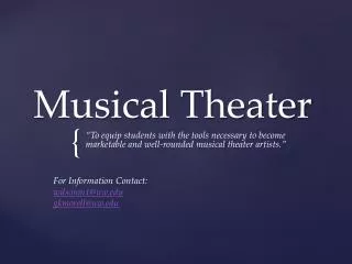 Musical Theater