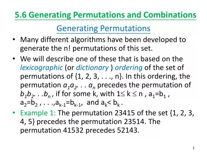 5 6 generating permutations and combinations