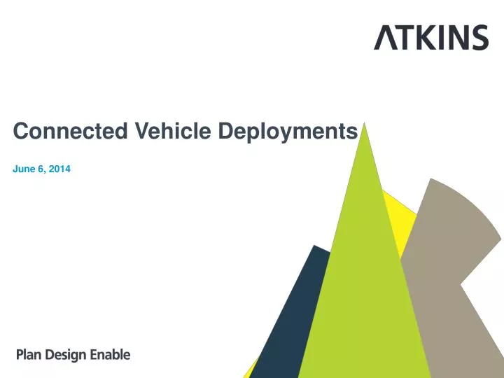 connected vehicle deployments june 6 2014