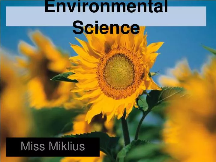 PPT - Environmental Science PowerPoint Presentation, Free Download - ID ...