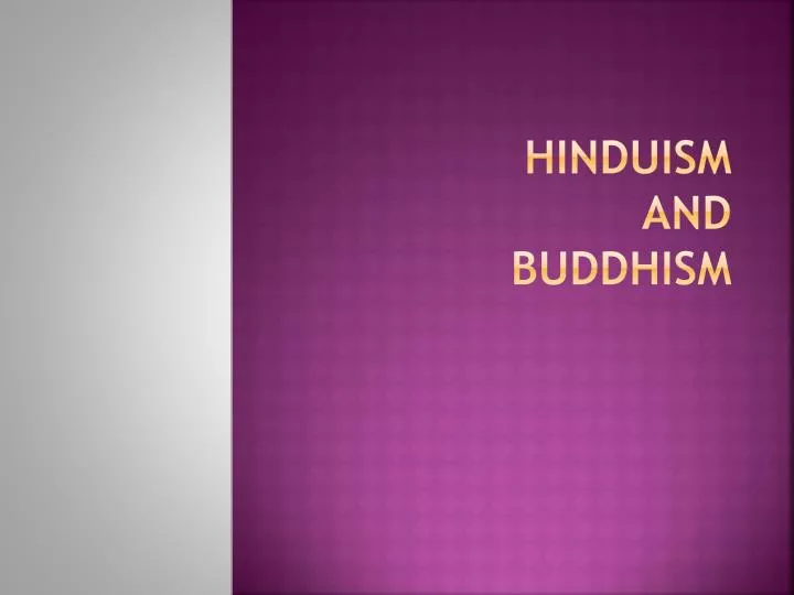hinduism and buddhism