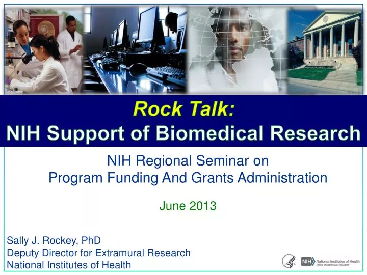 rock talk nih support of biomedical research