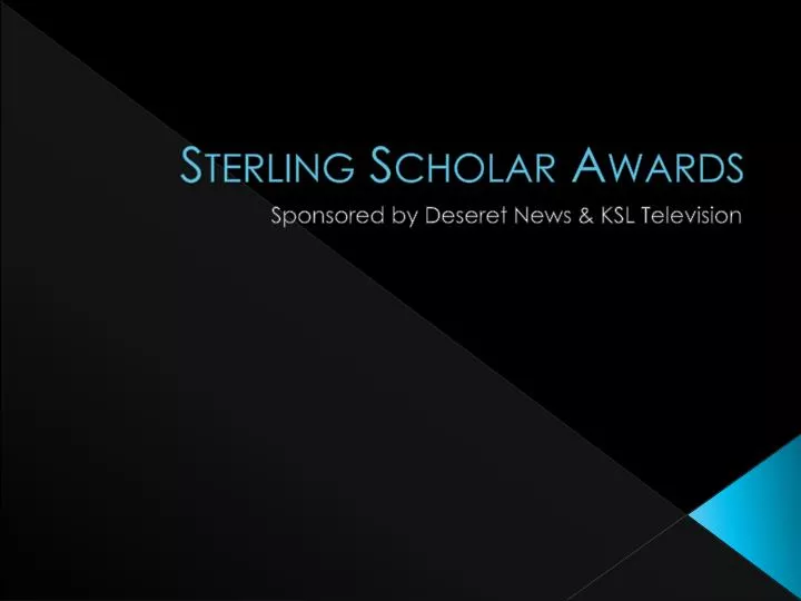 sterling scholar awards