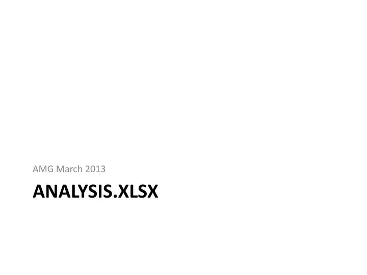 analysis xlsx