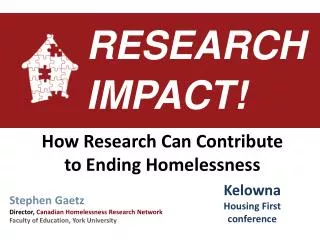 RESEARCH IMPACT!