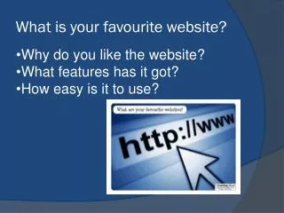 What is your favourite website?