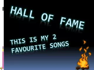 Hall of fame