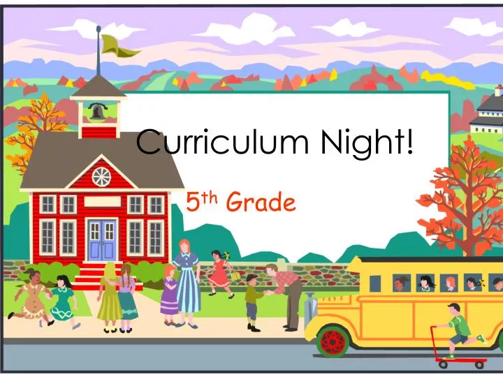 curriculum night