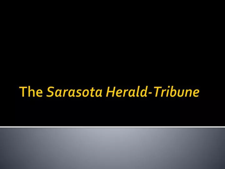 the sarasota herald tribune